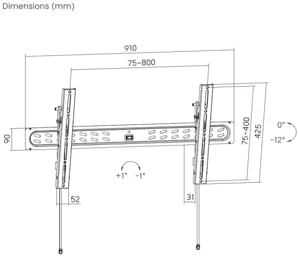GEMBIRD WM-95T-PRO-01 nosac PRO