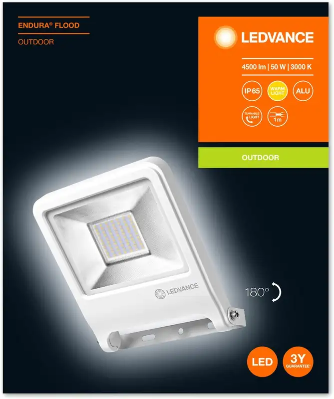 LEDVANCE  LED reflektor Flood 50W 3000k beli