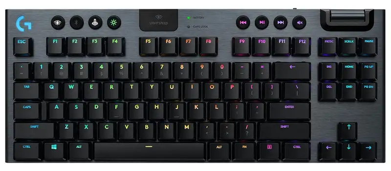 LOGITECH G915 TKL LIGHTSPEED Mechanical CARBON US TACTILE 920-009503