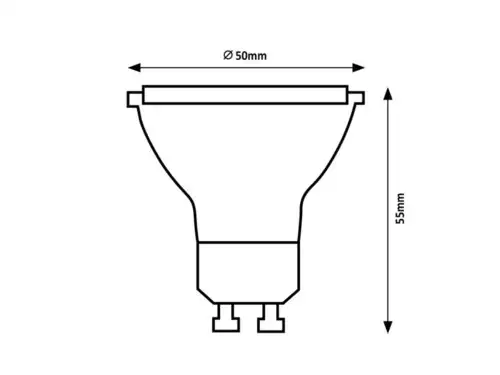 RABALUX LED sijalica GU10, 5W, 445lm, 4000K