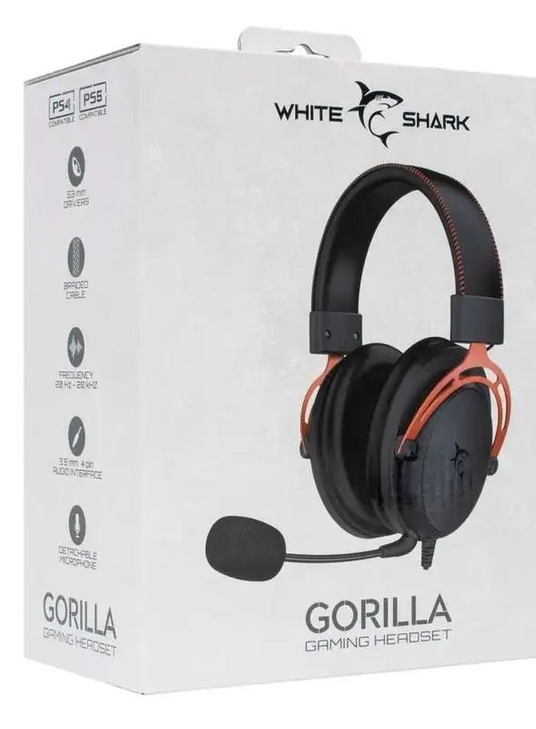 WHITE SHARK GH-2341 GORILLA crno-crvena