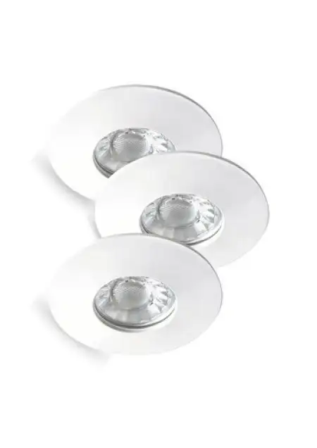 RABALUX Randy spot 3xfixLED 4W,round,bela,IP45