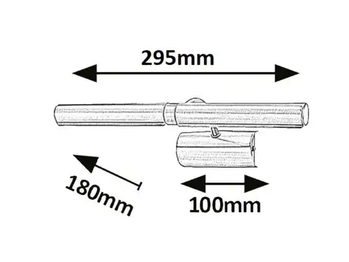 RABALUX PictureLight G9 2x40W bronza