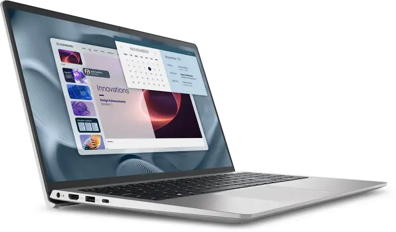 DELL Pro 15 Essential PV15250, 15.6" FHD, Intel Core i5-1334U, 16GB, 1TB SSD, FP, metalni silver