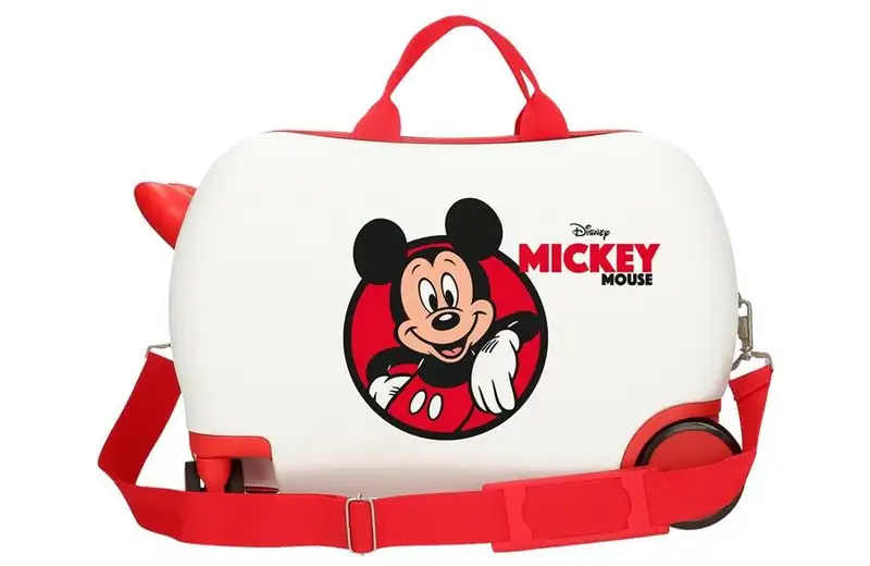 DISNEY MICKEY RED deciji kofer na tockicima