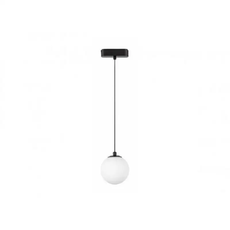 RABALUX LiTrack Pendant02N, šinska visilica kugla LED 5W, 400lm, 4000K, v120cm, p10cm, DC 24V
