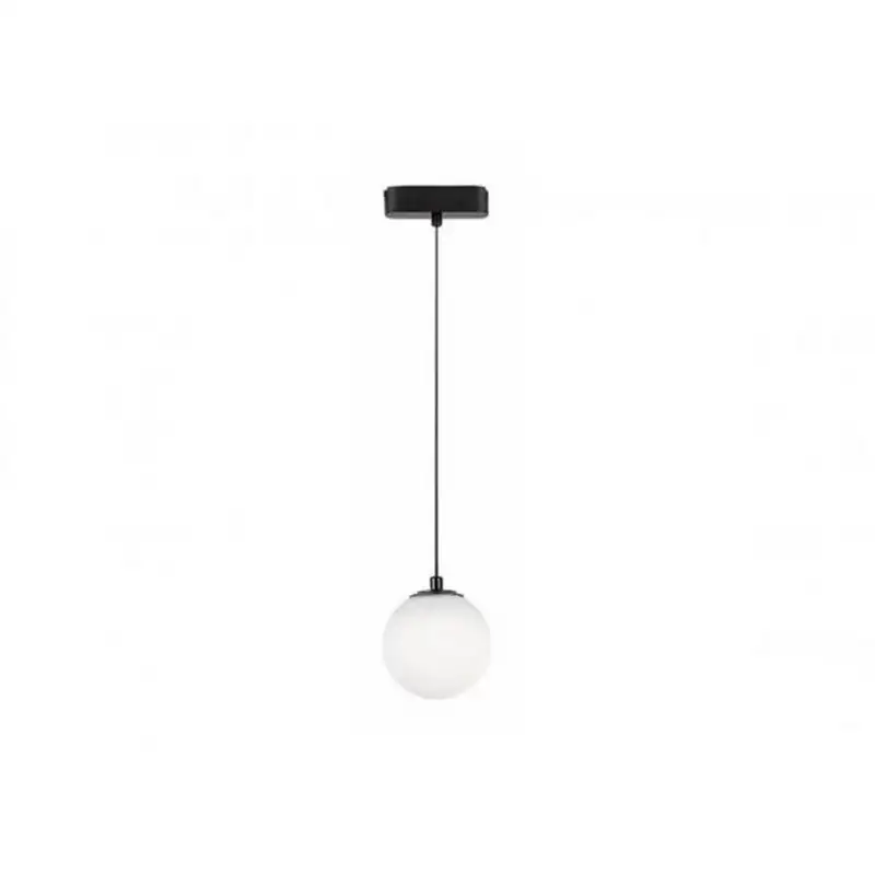 RABALUX LiTrack Pendant02N, šinska visilica kugla LED 5W, 400lm, 4000K, v120cm, p10cm, DC 24V