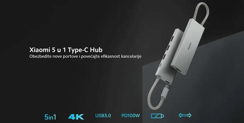 XIAOMI Hub 5-in-1 Type-C