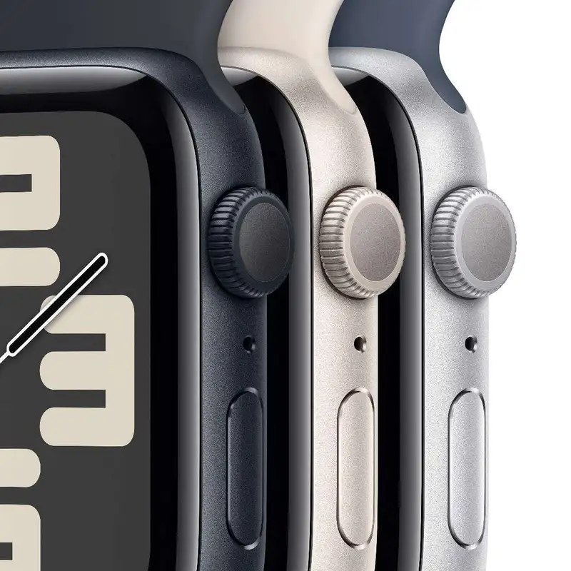 APPLE Watch SE2 v2 GPS 44mm Starlight Alu Case with Starlight Sport Band - M/L mre53se/a