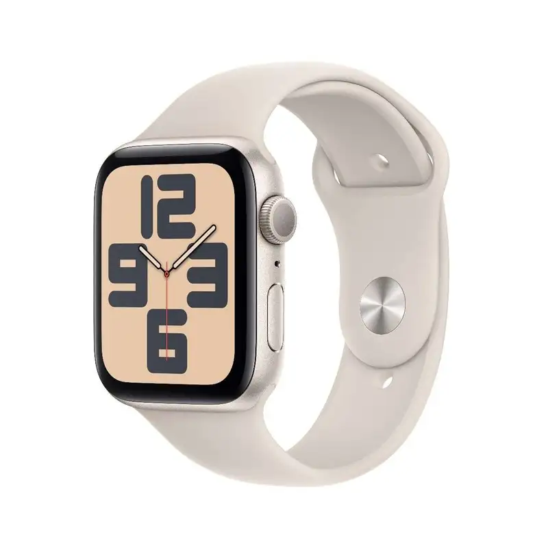 APPLE Watch SE2 v2 GPS 44mm Starlight Alu Case with Starlight Sport Band - M/L mre53se/a