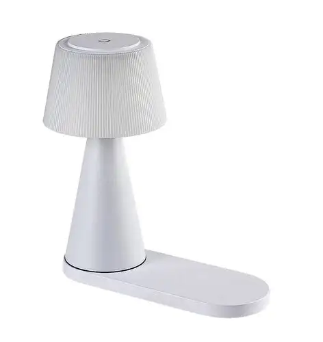 RABALUX Zavier,stona punjiva bela, wireless punjac za mobilni, dimabilna, LED, 3000-5000K, 26cm, (trajanje baterije 6h)