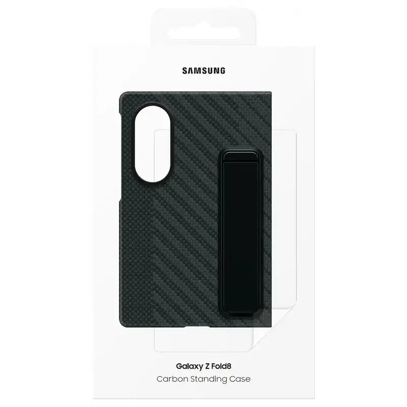 SAMSUNG Galaxy Z Fold8 Carbon Standing Case Black EF-KF971SBEGWW