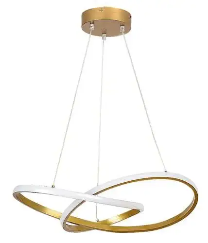 RABALUX Castiel LED visilica zlatna 36W 3000K 56x35cm podesiva