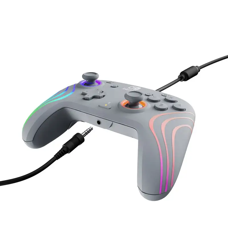 PDP Nintendo Switch Afterglow Wave Wired Controller Grey