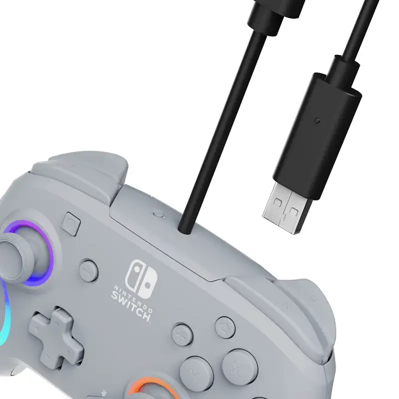 PDP Nintendo Switch Afterglow Wave Wired Controller Grey