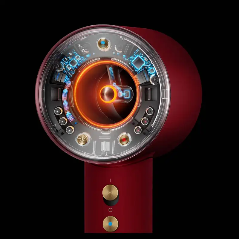 DYSON HD16 Red Velvet/Gold Straight Wavy 493117