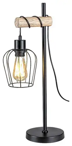 RABALUX Fabian, unutrašnja metal-drvena stona lampa, E27