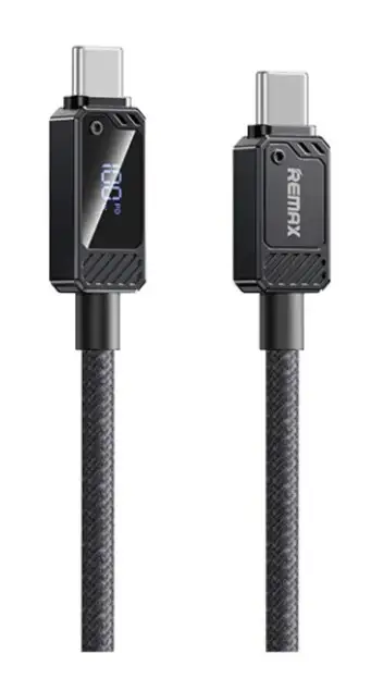 REMAX Suxien RC-C069 USB C na C 100W 1.2m crni