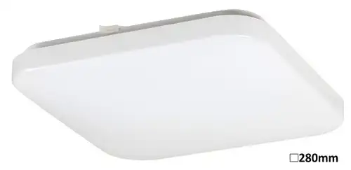 RABALUX Rob plafonjera  LED 20W 4000K, bela cetvrtasta 28x28cm