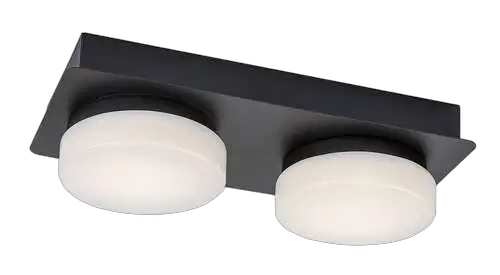 RABALUX Attichus mat crna 11W 1200lm-1430lm, 4000K IP44