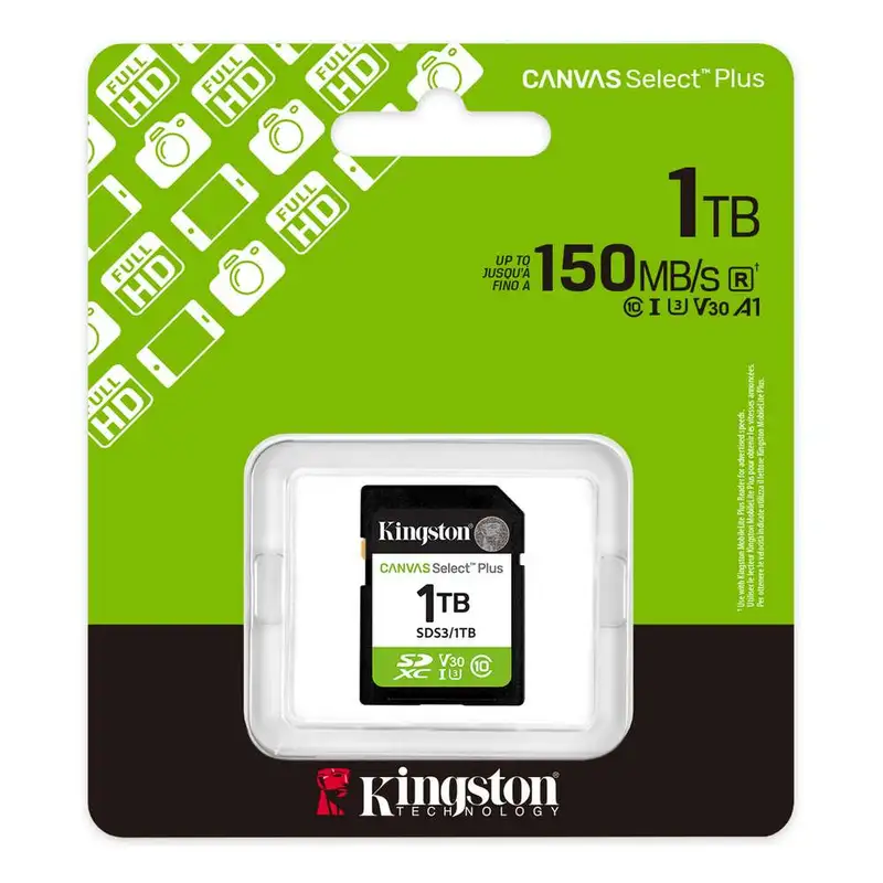 KINGSTON SD 1TB Kingston Canvas SelectPlus gen 3