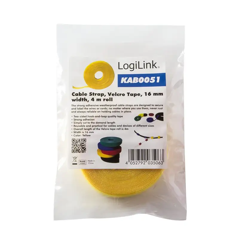LOGILINK cicak traka 4m, 16mm, zuta