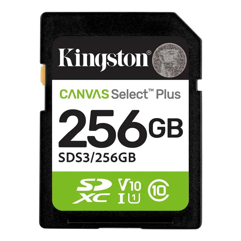 KINGSTON SD 256GB Kingston Canvas SelectPlus gen 3