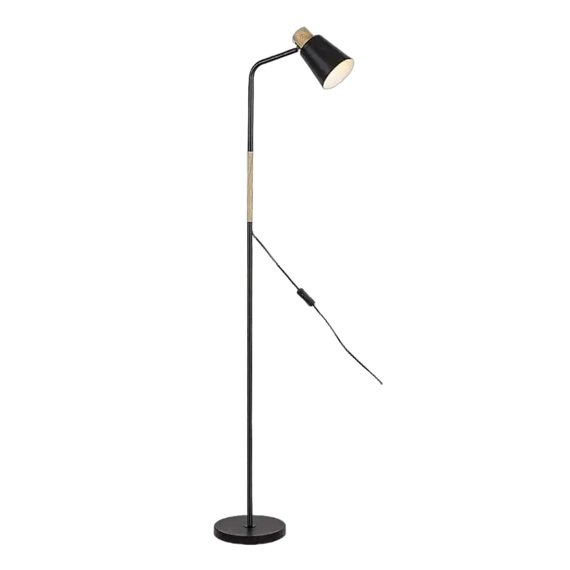 RABALUX Azim, crna metalna podna lampa, E27 1x40W, L40cm