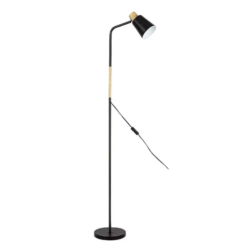 RABALUX Azim, crna metalna podna lampa, E27 1x40W, L40cm