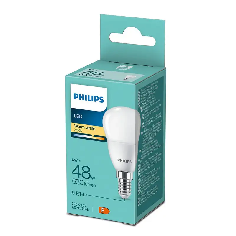 PHILIPS 6W(48W) P45 E14 WW FR ND 1PF/12