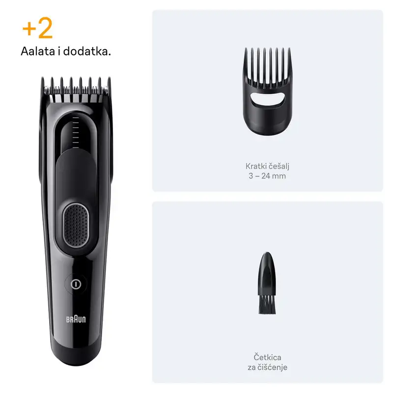 BRAUN HAIRCLIP HC5510 BLK BOX EURO 3x1