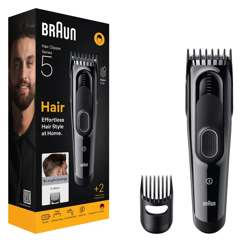 BRAUN HAIRCLIP HC5510 BLK BOX EURO 3x1