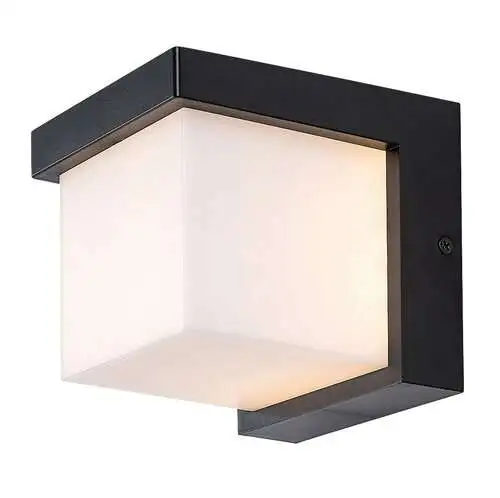 RABALUX Andelle, LED spoljna zidna, crna plastika, 10W, 500lm (bez dif. 1000lm), 3000K
