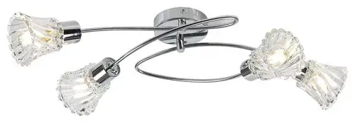 RABALUX Hestia plafonjera.E14 4x40W,hrom
