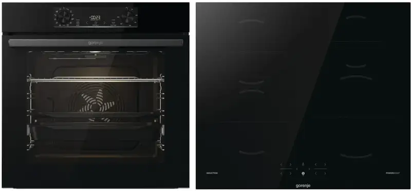 GORENJE BLACK INDUCTION SET 2