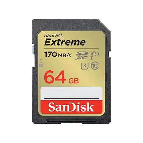 SANDISK SDXC 64GB Extreme 170MB/s V30 UHS-I Class10 U3 