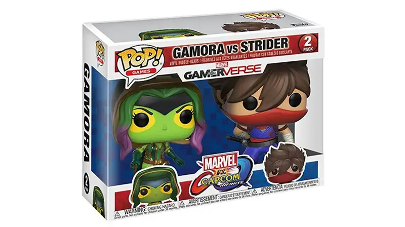 FUNKO Capcom vs Marvel POP Vinyl 2-Pack Gamora vs Strider