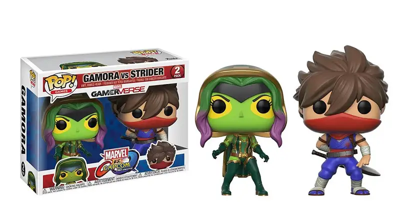 FUNKO Capcom vs Marvel POP Vinyl 2-Pack Gamora vs Strider