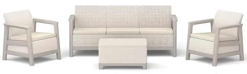 KETER Scandi linea III sa box stolom bez