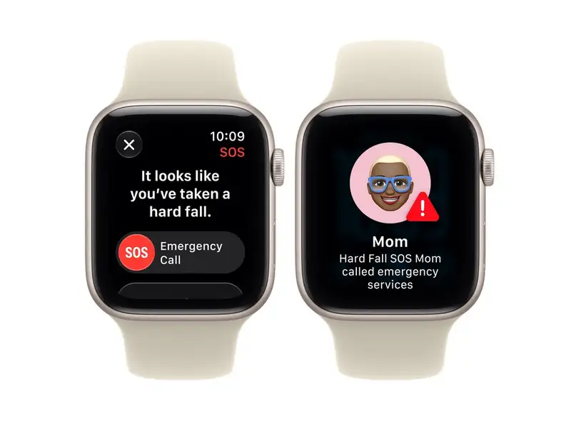 APPLE Watch SE3 v2 GPS 40mm Starlight Aluminium Case with Sand Sport Band - M/L mjkw4rk/a