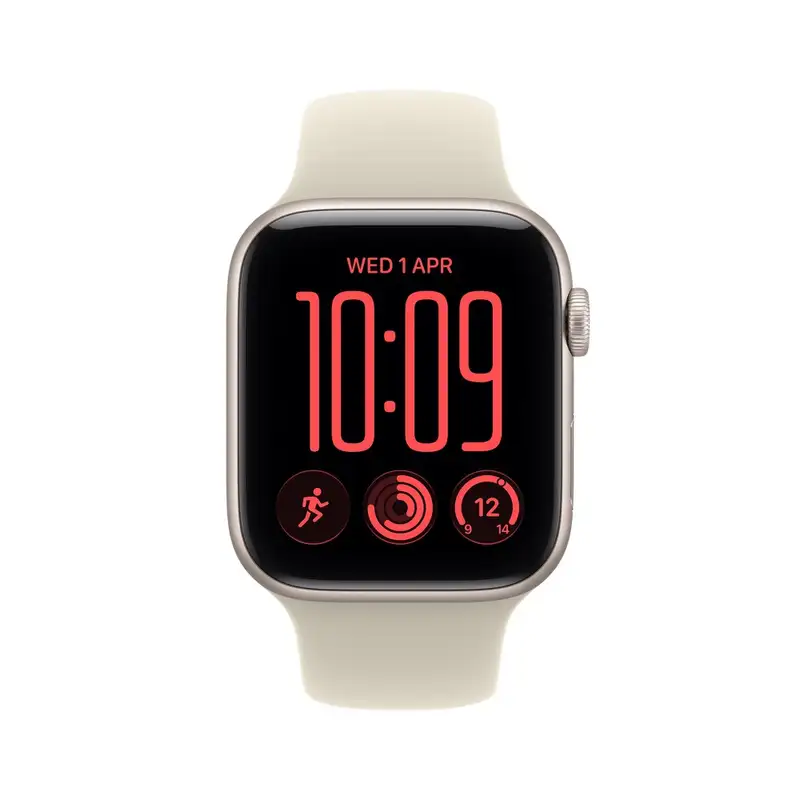 APPLE Watch SE3 v2 GPS 40mm Starlight Aluminium Case with Sand Sport Band - M/L mjkw4rk/a