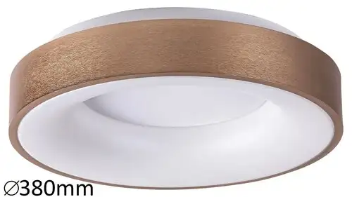 RABALUX Carmella,plafonjera, LED 30W,gold/bela