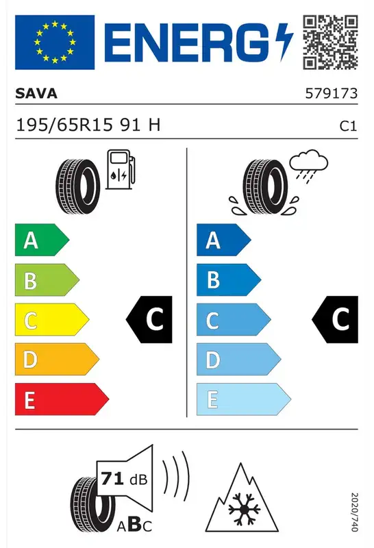 SAVA 195/65R15 91H ALL WEATHER