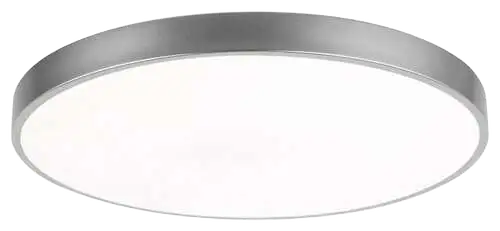 RABALUX Tesia, plafonjera,srebrna, LED 36W 2600lm 4000K 40cm