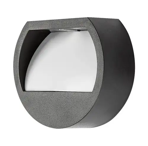 RABALUX Narmada spoljna solarna zidna lampa crna plasticna lampa sabelim lasticnim 0,5W 13lm 4000K