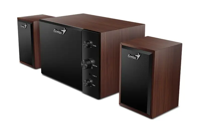 Genius Zvučnici SW-2.1 350, WOOD,EU,100-240V