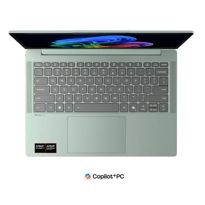LENOVO IdeaPad Slim 5 14AGP11, 14.0" 2.8K OLED, AMD Ryzen AI 7 445, 32GB, 1TB SSD, DOS, Breeze Moss (83S10042YA+PWR-C)