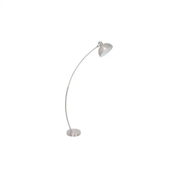 RABALUX Otto, floorlamp, satin chrome,  E27, footswitch H1580mm