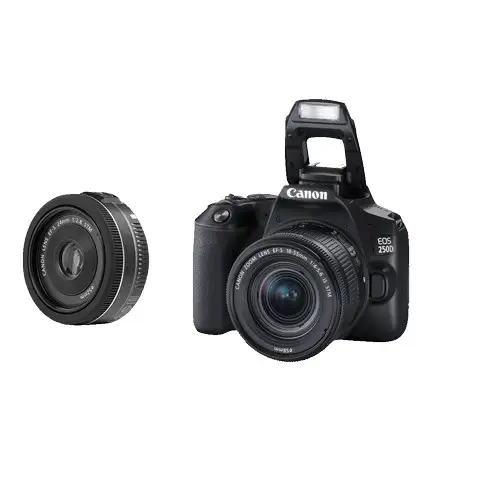 Canon EOS 250D+18-55mm (crni)