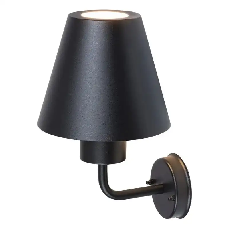 RABALUX Favara, spoljna zidna lampa,  E27 1X14W crna, IP44 ,